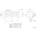 Diameter 25mm DC Cross Flow Fan